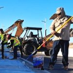 Realizan trabajos de limpieza en Puerto Chale